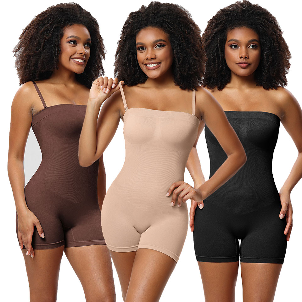 Shapewear Bodysuit Firm - Combinaison TUNIControl sans couture sans bretelles