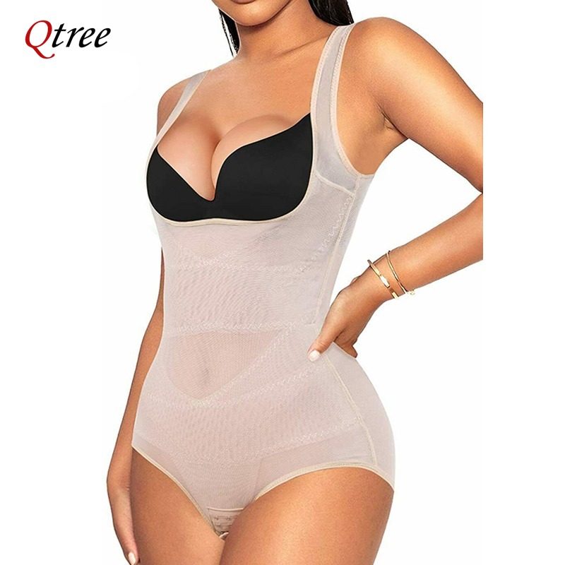 Shapewear Bodysuit Firm - Qtree Fajas réductoras femmes corps Shaper