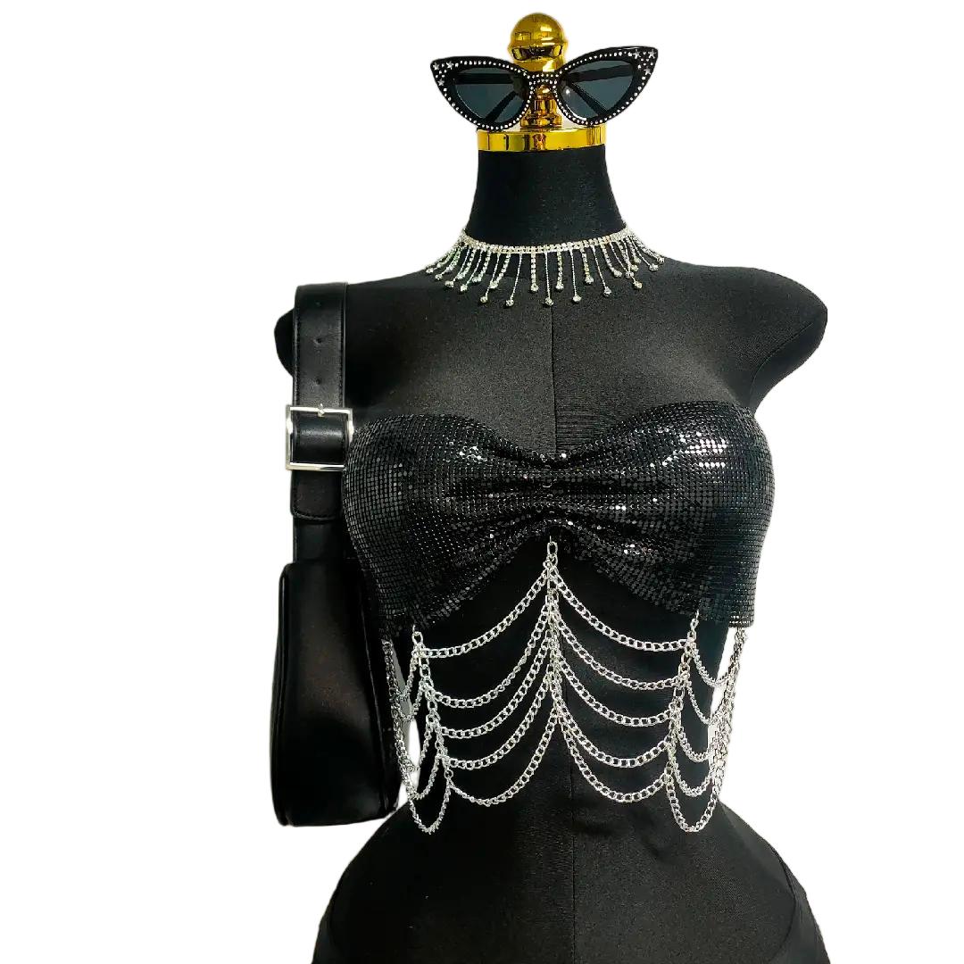 Strapless Bra Backless - AKYZO vente chaude strass Sexy jarretelle