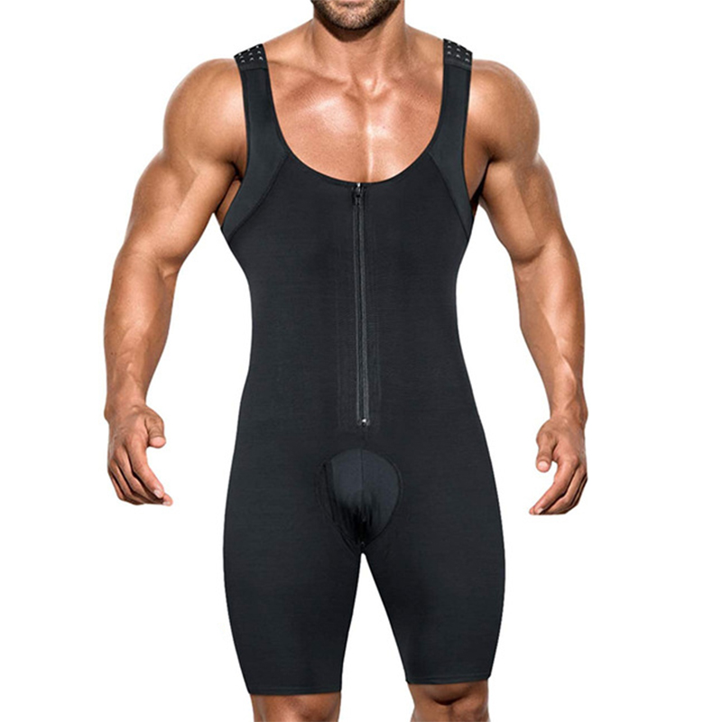 Shapewear Bodysuit Firm - Body Shapewear pour hommes, combinaison amincissante