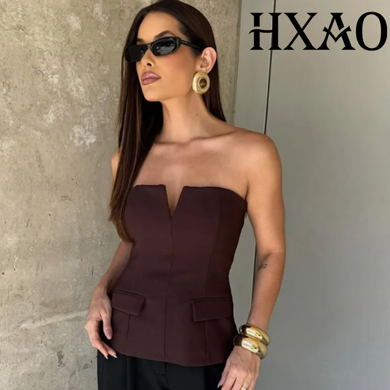 HXAO bustier tubulaire sans br - Strapless Bra Backless avis et prix
