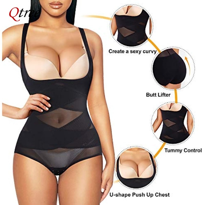 Qtree Fajas réductoras femmes  - Shapewear Bodysuit Firm avis et prix