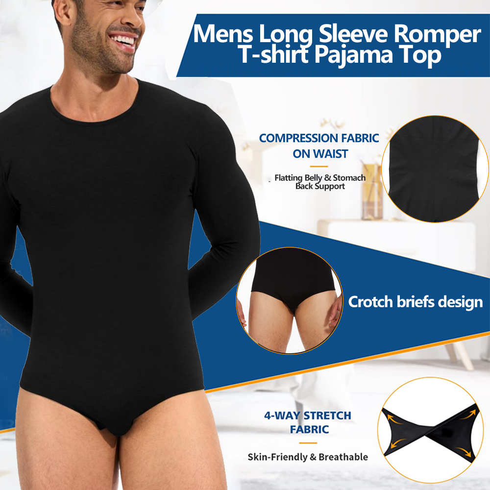 Body à manches longues pour ho - Shapewear Bodysuit Firm avis et prix